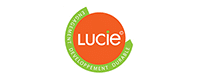 Label Lucie Engagement Développement Durable et RSE Logo Lucie Engagement Développement Durable, cercle orange et ruban vert pour la responsabilité sociétale.