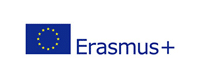 Logo Erasmus+ Officiel : Programme de l'Union Européenne Logo Erasmus+ avec le drapeau de l'Union européenne aux douze étoiles d'or et texte bleu sur fond blanc.
